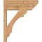 Ekena Millwork Olympic Slat Smooth Outlooker, Western Red Cedar, 7 1/2"W x 20"D x 24"H OUT08X20X24OLY06SWR - alternate 2